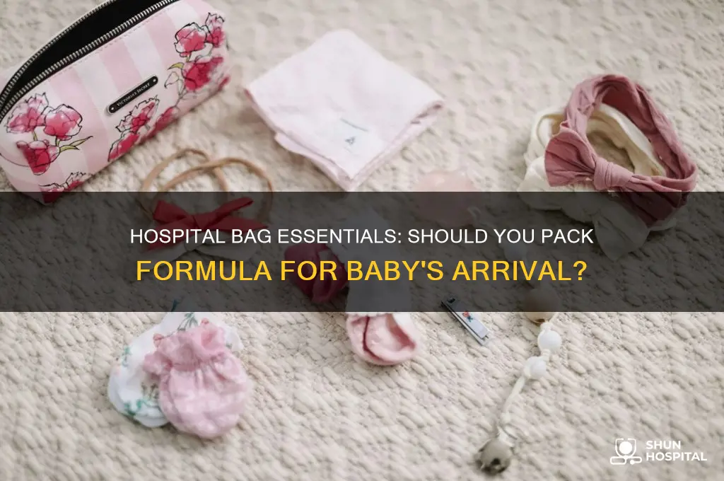 do you have to bring formula to the hospital