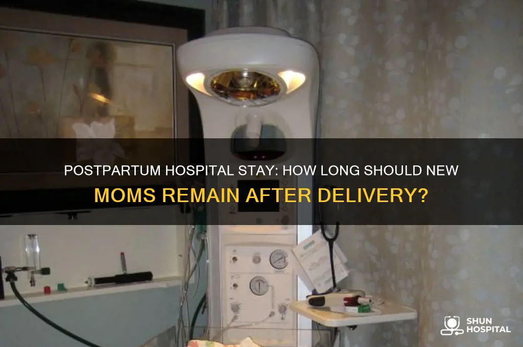 do you have to stay at the hospital after birth