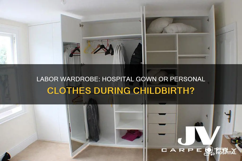do you have to wear a hospital gown during labor