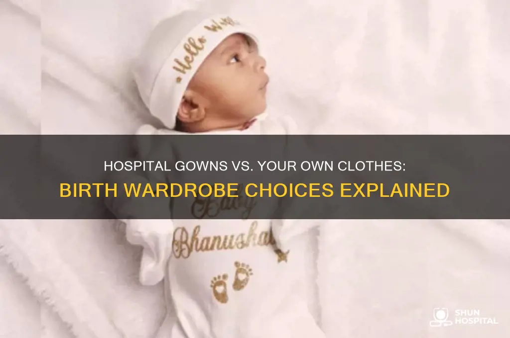 do you have to wear hospital gown when giving birth