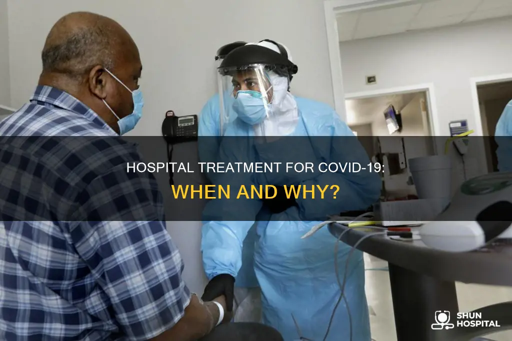 do you need hospital treatment for coronavirus