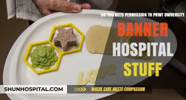 Printing University Banner Hospital Materials: Permission Requirements Explained