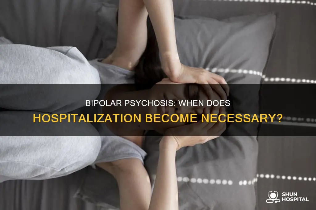 do you need to be hospitalized during bipolar psychosis