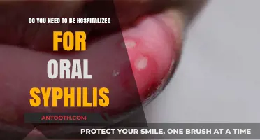 Oral Syphilis: When Does Hospitalization Become Necessary for Treatment?