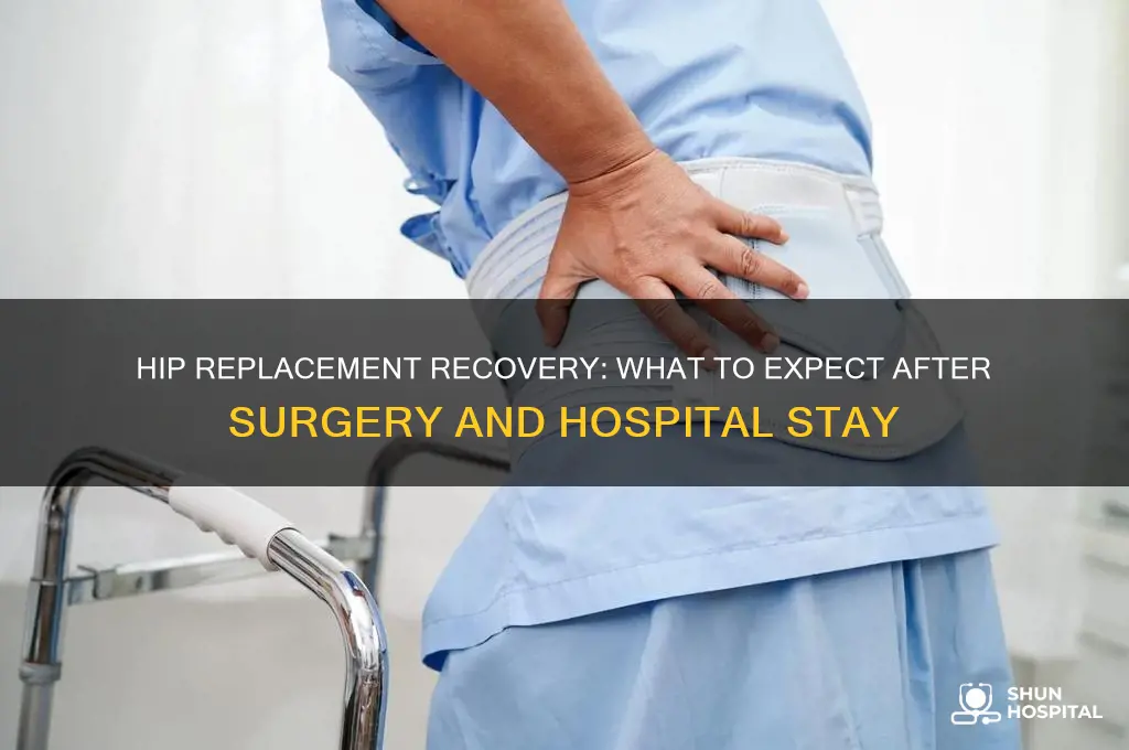 do you stay in the hospital after a hip replacement