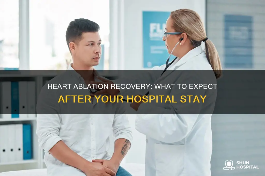 do you stay in the hospital after heart ablation surgery