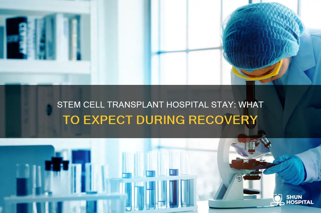 do you stay in the hospital for stem cell translplant