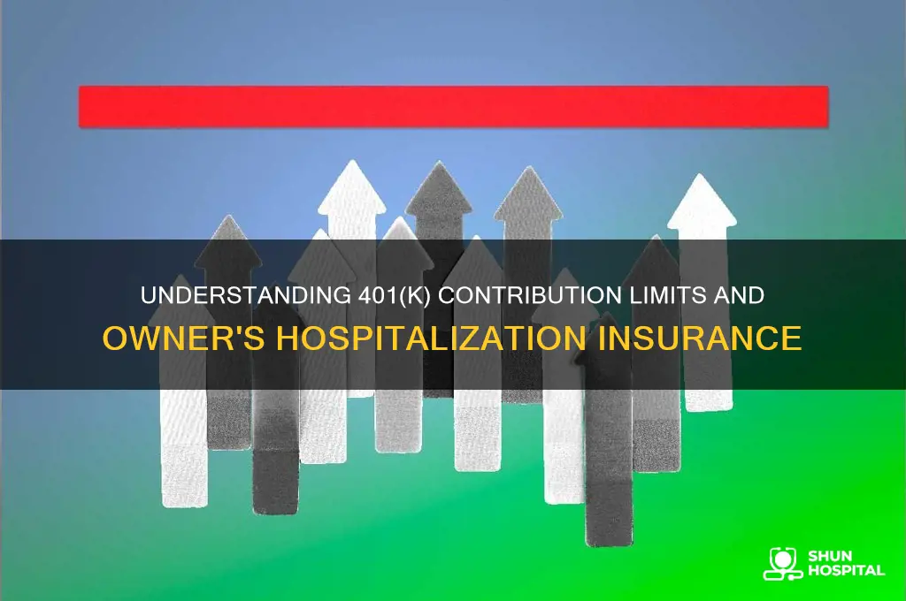 does 401 k contribution limits include owners hospitalization insurance