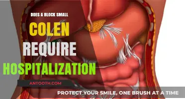 Small Colon Blockage: When Hospitalization is Needed
