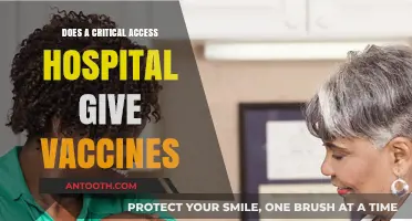 Critical Access Hospitals: Vaccination Services Available?
