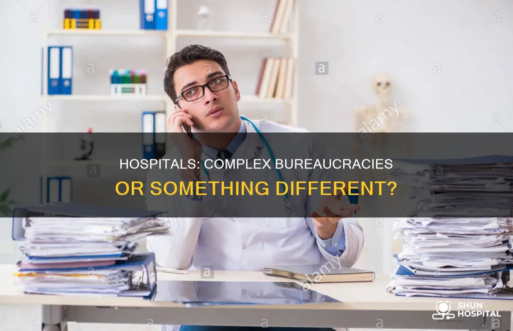 does a hospital count as a bureaucracy