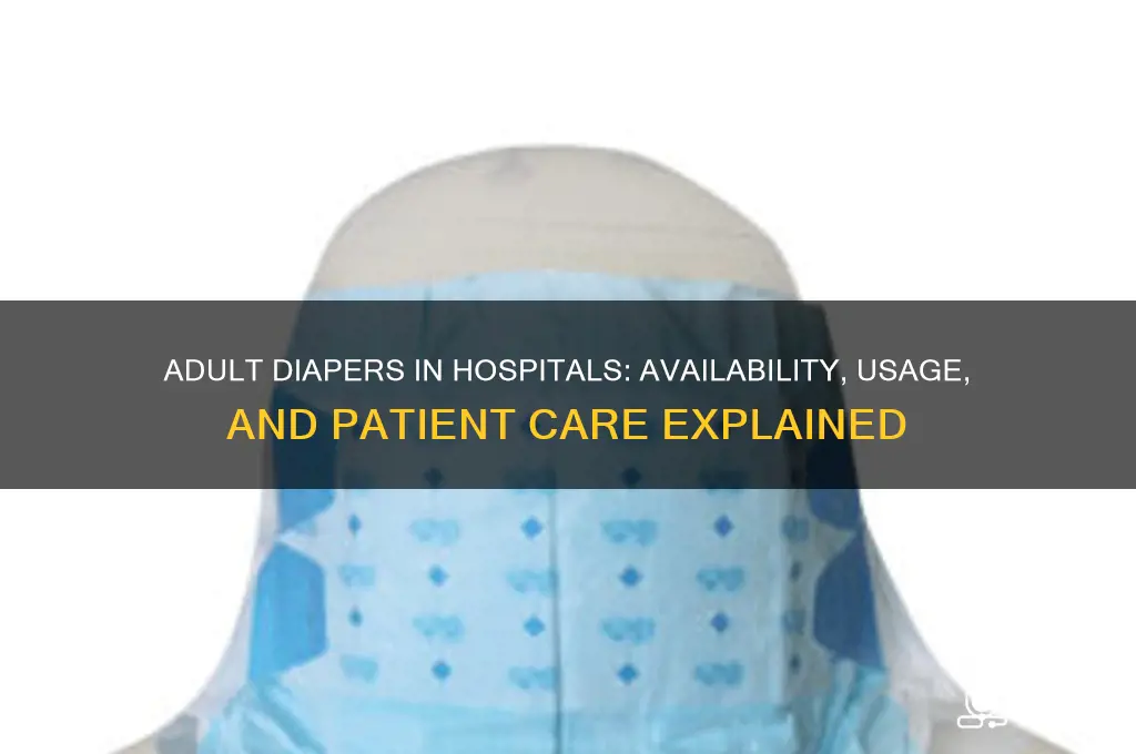 does a hospital give diapers for an adult to wear