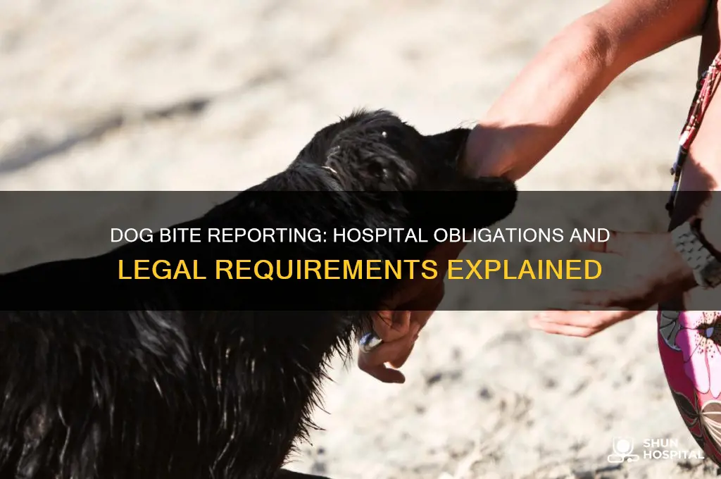 does a hospital have to report a dog bite