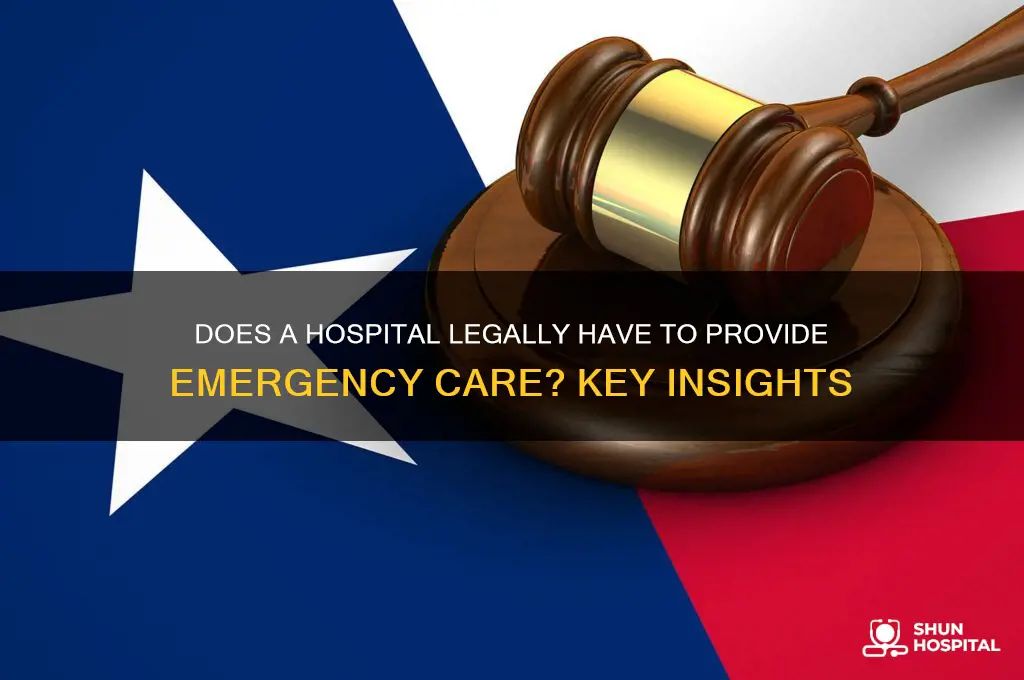 does a hospital legally have