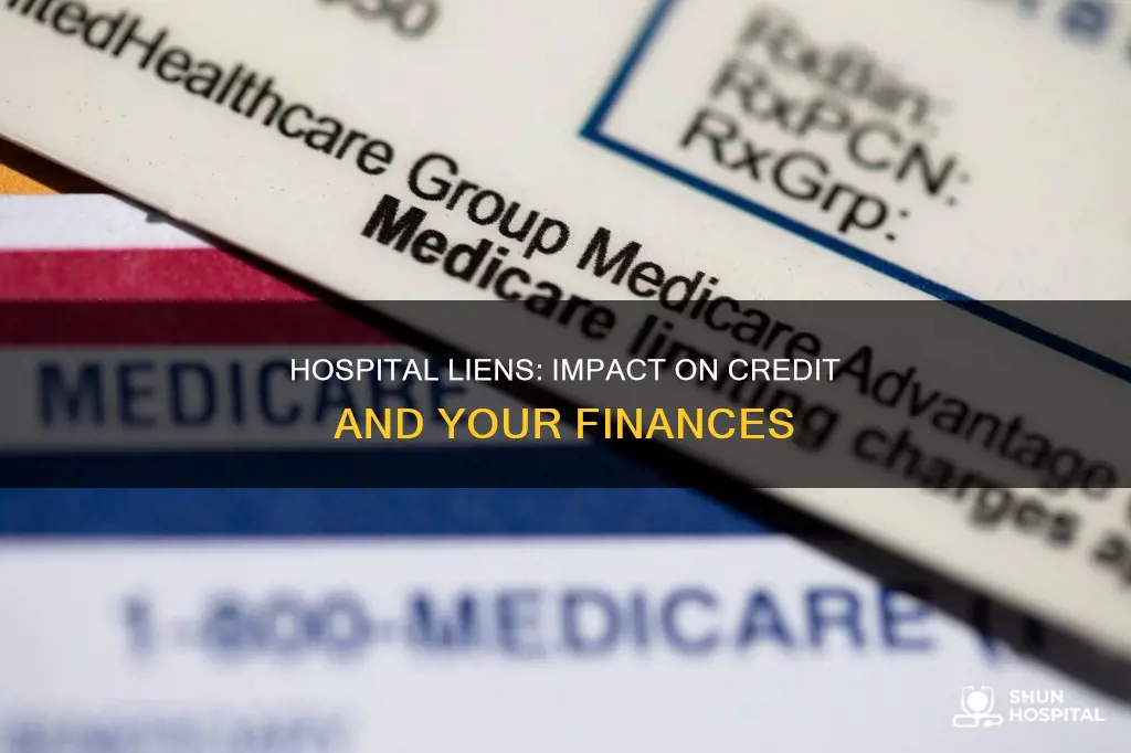 does a hospital lien affect your credit