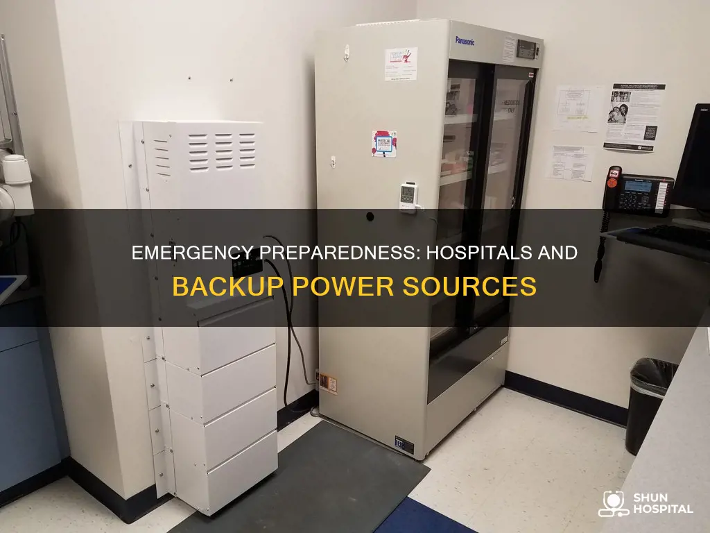 does a hospital require two emergency generators