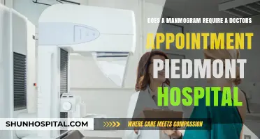 Do Mammograms at Piedmont Hospital Need a Doctor's Appointment?