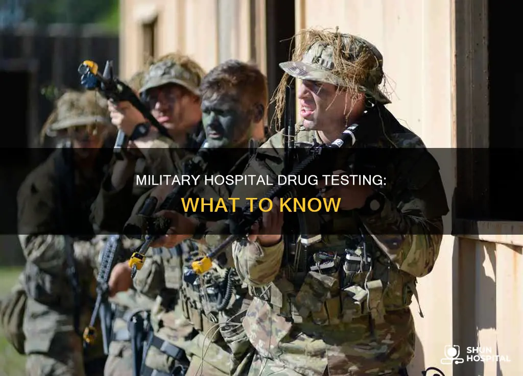 does a military hospital release drug test