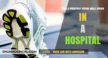 Can a Podiatrist Treat Ankle Sprains in a Hospital Setting?