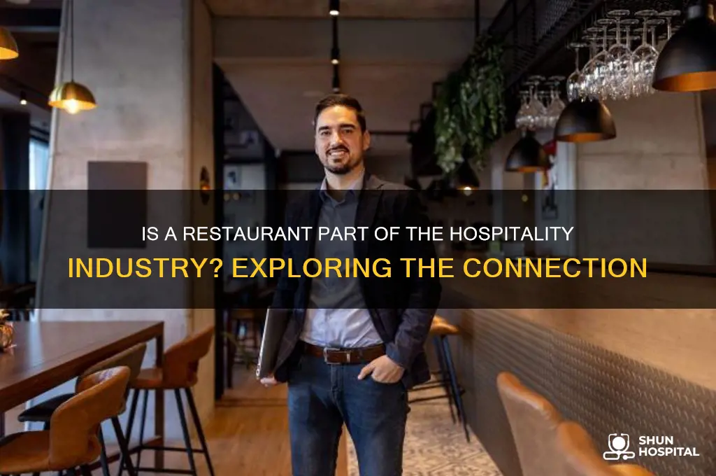 does a restaurant fall under the category of hospitality