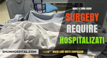 Quad Tear Surgery: Does It Require Hospitalization?