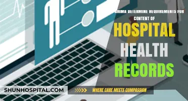 Does AHIMA Set Hospital Health Record Content Requirements?