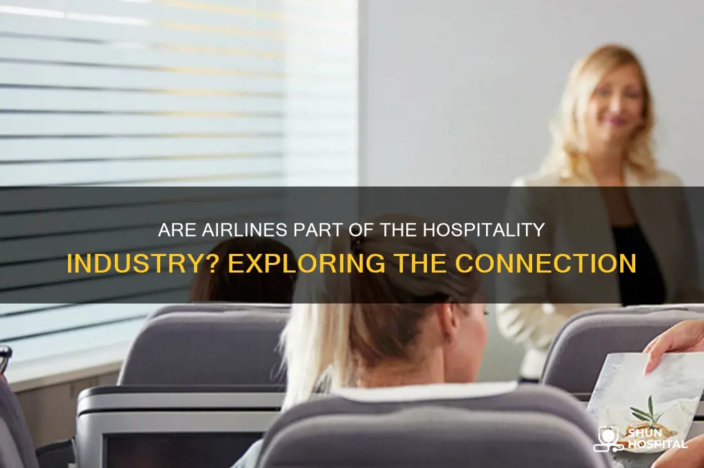 does airlines comes under hospitality