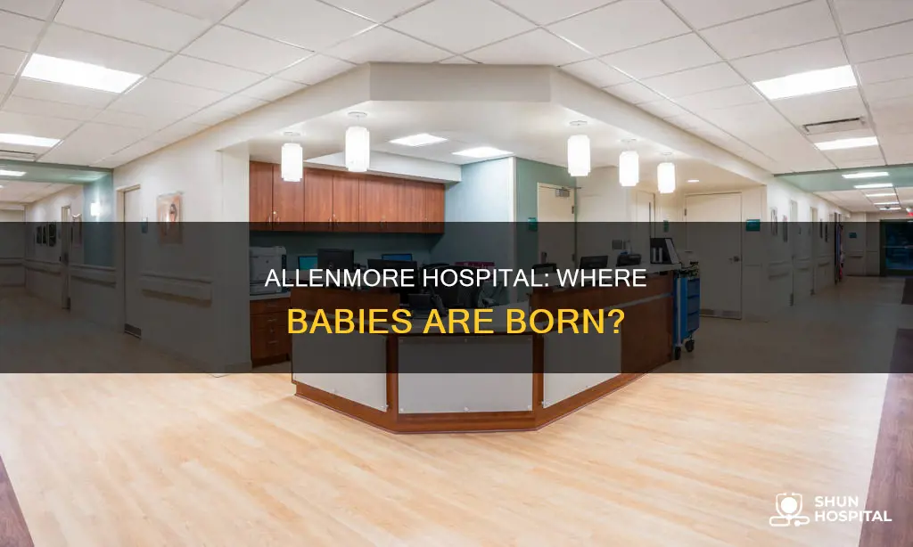 does allenmore hospital have a birthing area