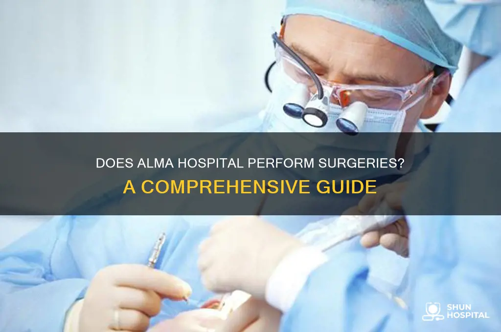 does alma hospital do surgeries
