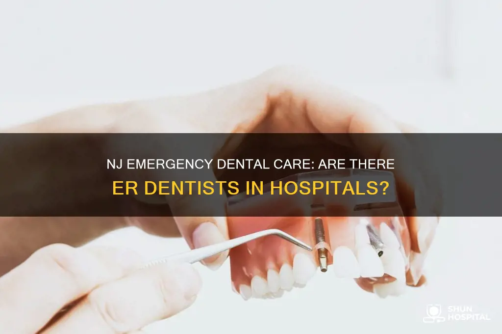 does any hospital in nj have an er dentsit