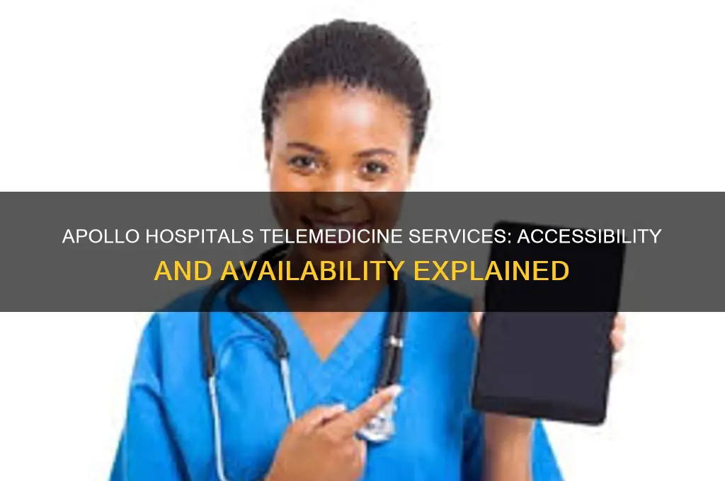 does apollo hospitals have telemedicine