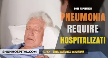 Aspiration Pneumonia: When Hospitalization Becomes Necessary for Recovery