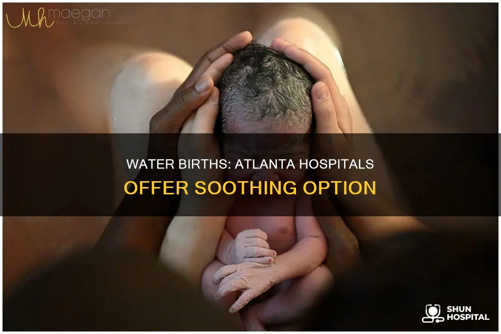 does atlanta area hospitals offer water births