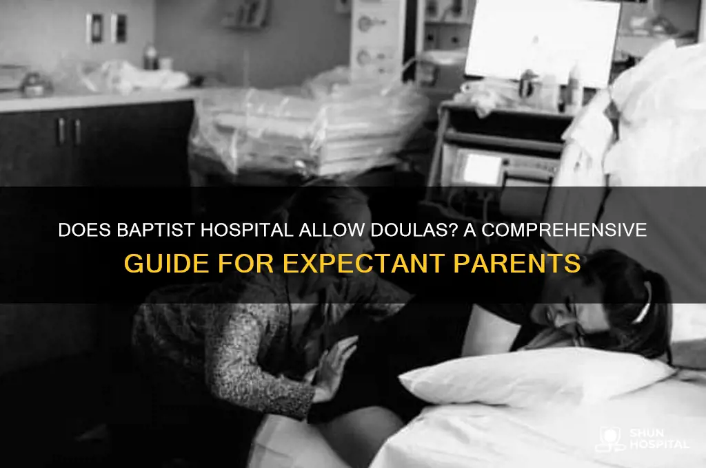 does baptist hospital allow doulas