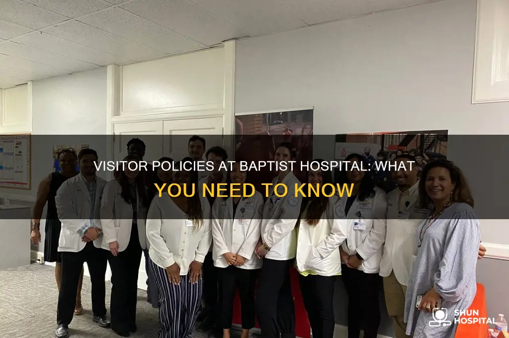 does baptist hospital allow visitors