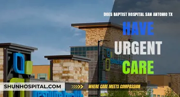 Baptist Hospital San Antonio TX: Urgent Care Availability Explained