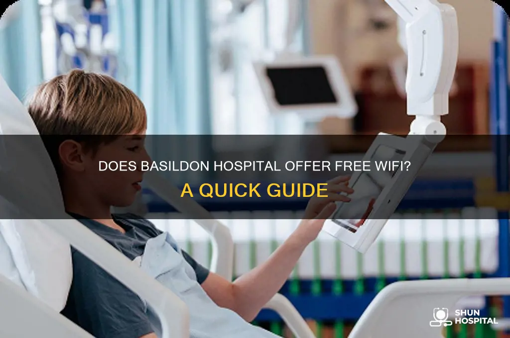does basildon hospital have wifi