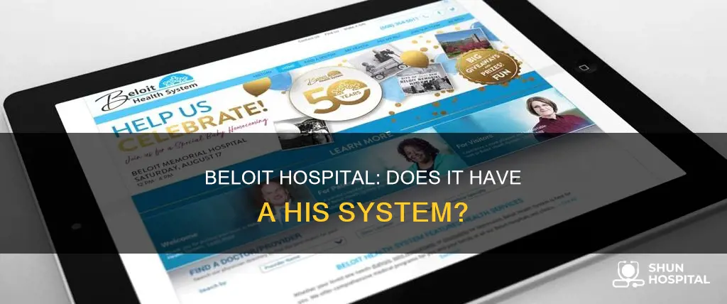 does beloit hospital have a his system