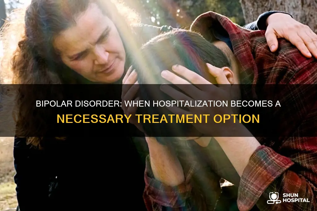 does bipolar disorder require hospitalization