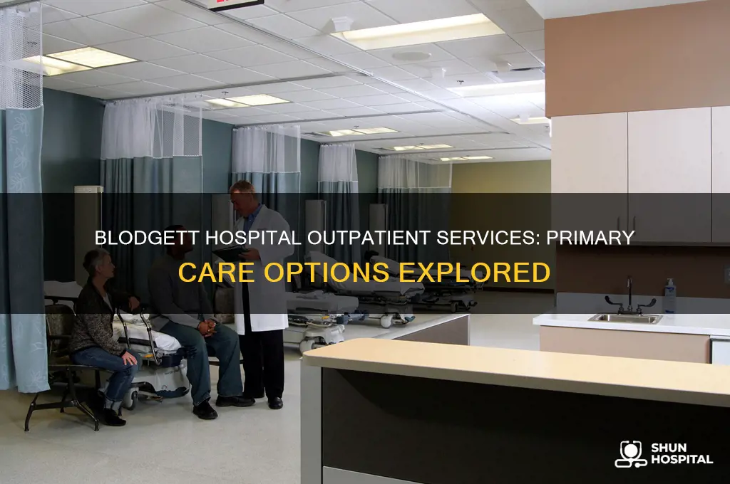 does blodgett hospital have an outpatient office or primary care