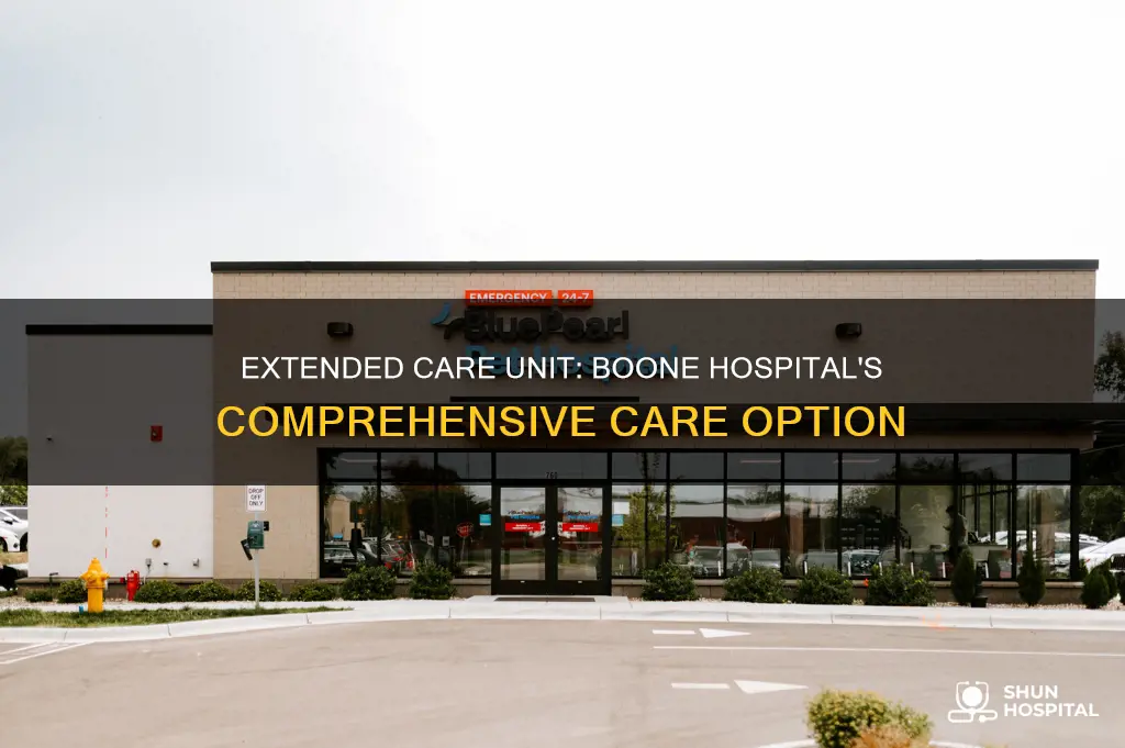 does boone hospital have extended care unit