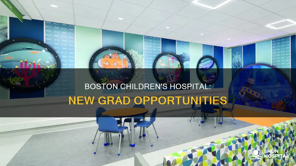 does boston childrens hospital hire new graduates