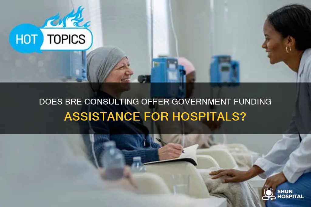 does bre consulting provide government funding support for hospitals