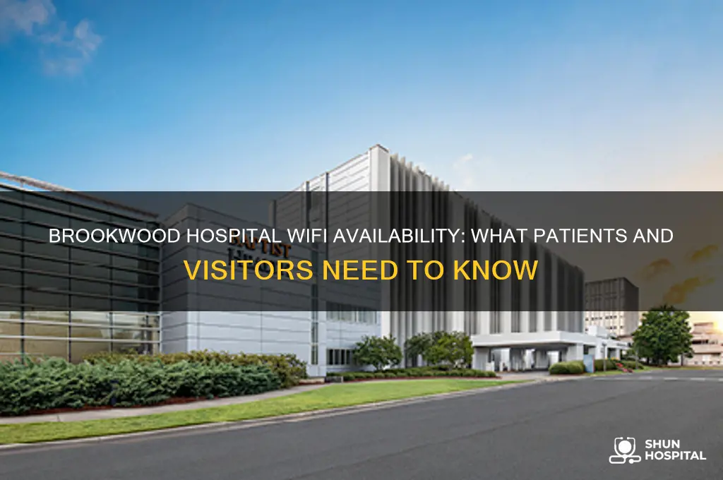 does brookwood hospital have wifi