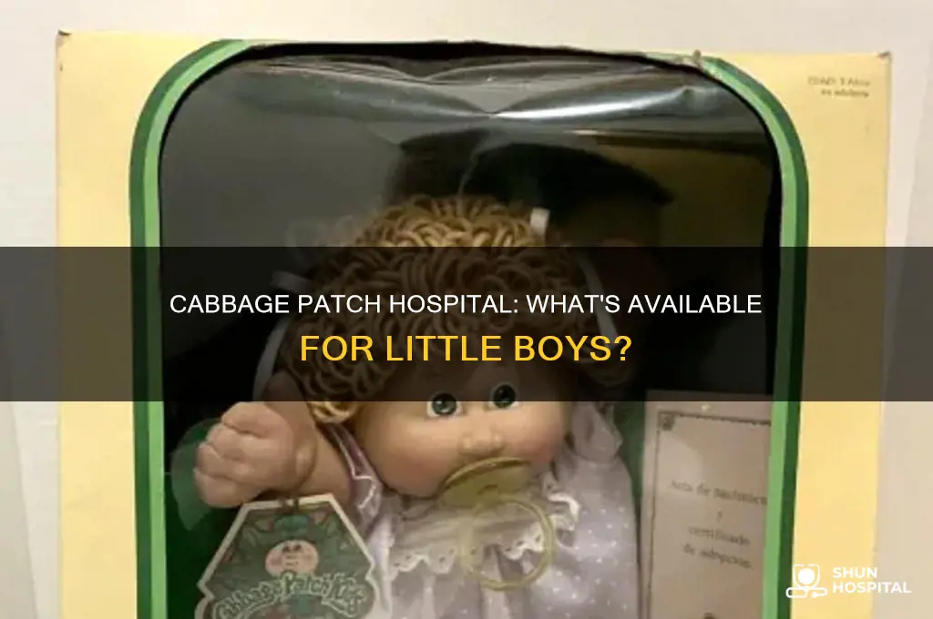 does cabbage patch hospital offer anything for little boys