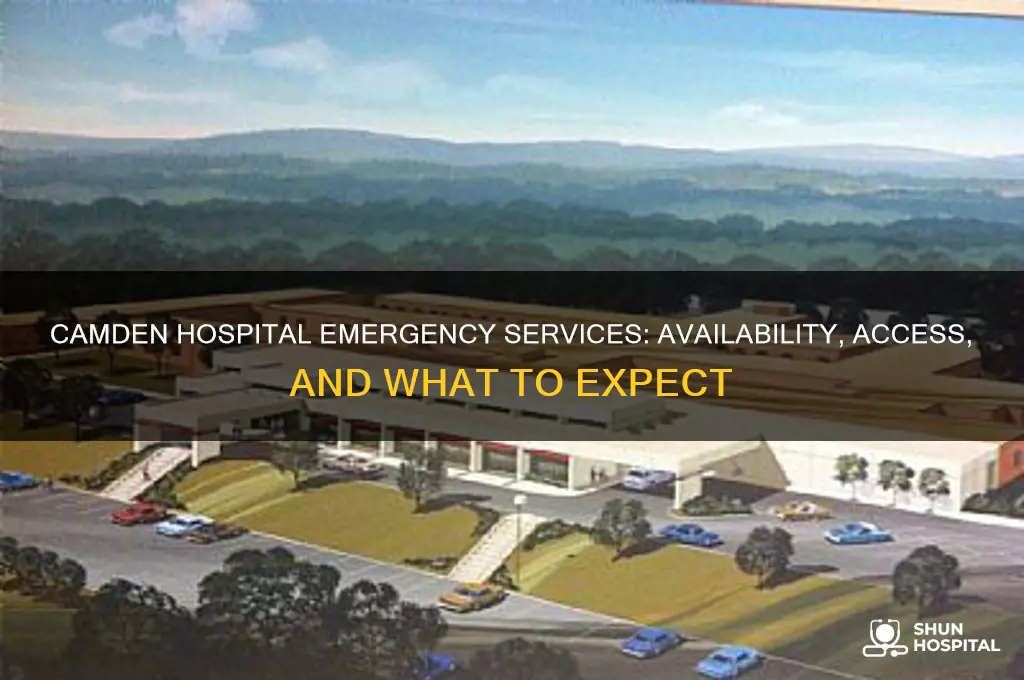 does camden hospital have emergency