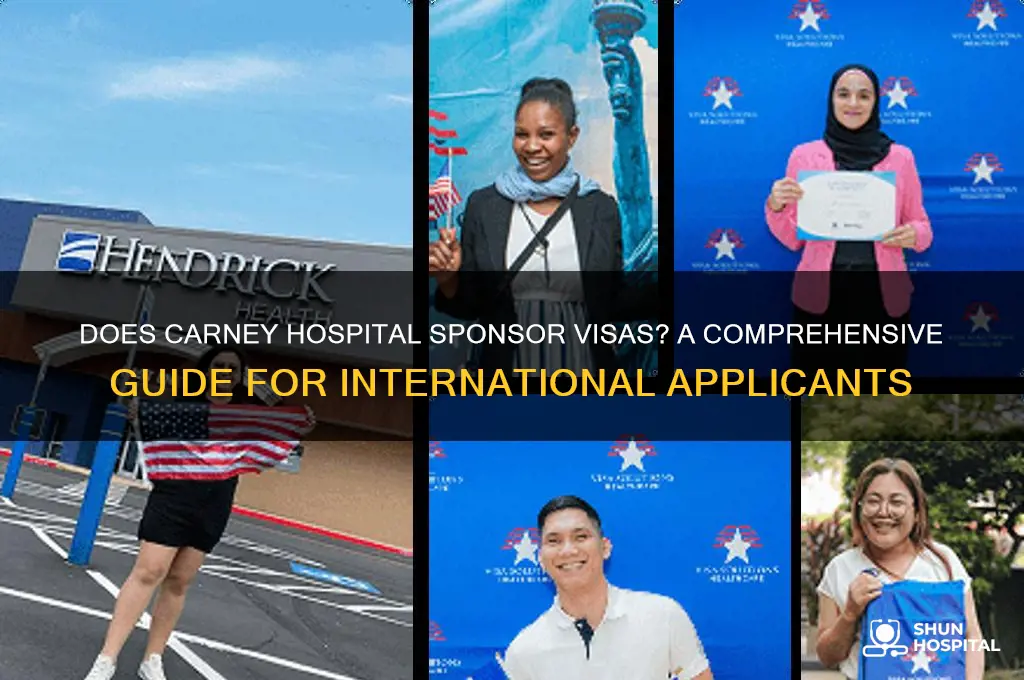 does carney hospital sponsers visa