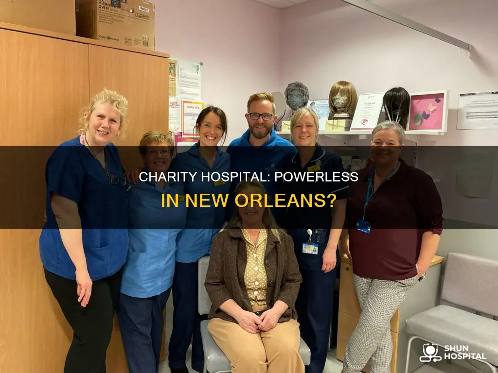does charity hospital new orleans have power