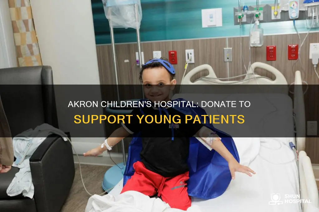 does childrens hospital akron ohio need donations