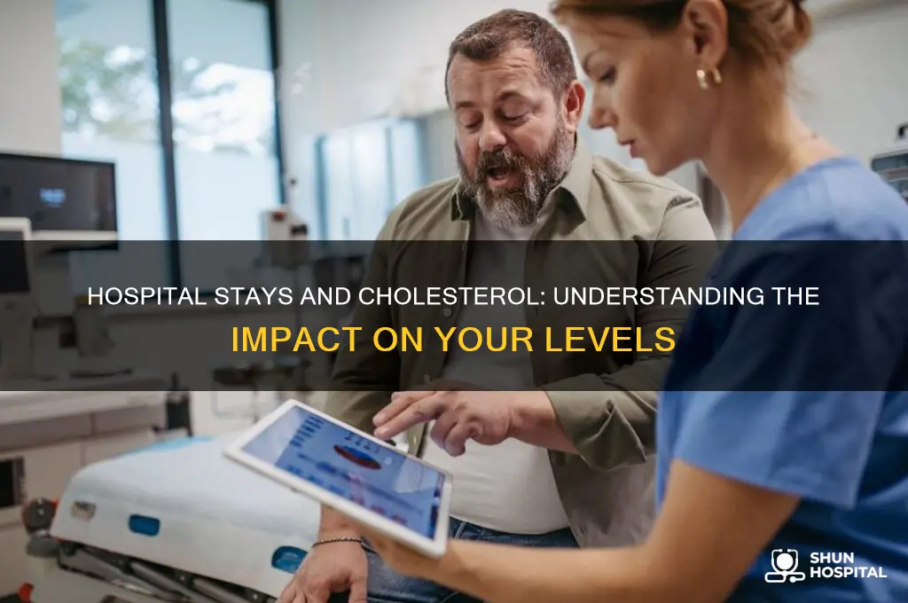 does cholesterol increase when hospitalized